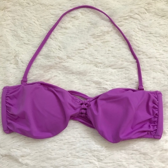 Victoria’s Secret PINK Bandeau Halter Bikini Top Y2K - Picture 1 of 5